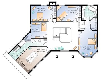 2nd Floor Plan, 027H-0174