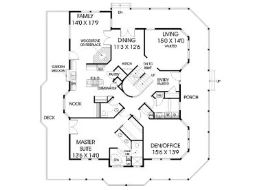 1st Floor Plan, 013H-0080