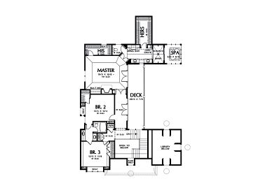 2nd Floor Plan, 034H-0035