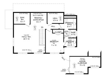 3rd & 4th Floor Plans, 062H-0323