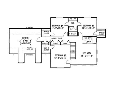 2nd Floor Plan, 044H-0031