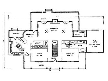 1st Floor Plan, 004H-0090