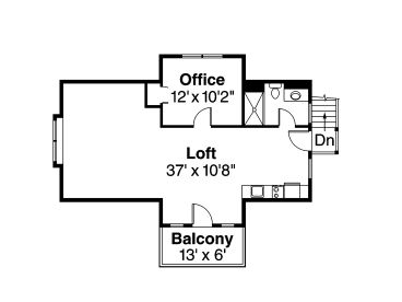 2nd Floor Plan, 051G-0020