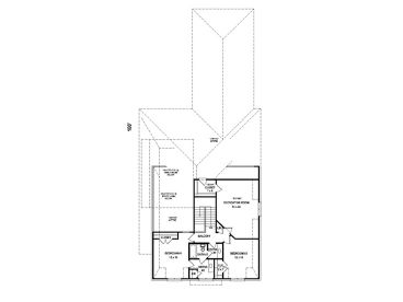 2nd Floor Plan, 006H-0200