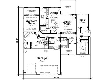 1st Floor Plan, 031H-0351
