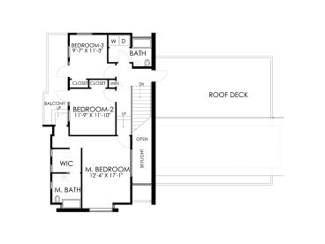 2nd Floor Plan, 056H-0004