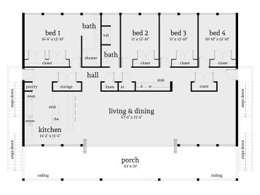Floor Plan, 052H-0060