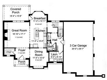 1st Floor Plan, 046H-0027