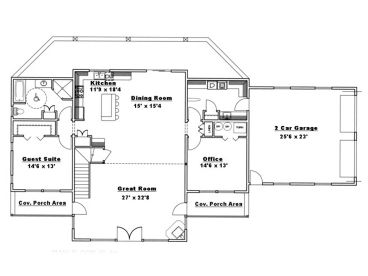 1st Floor Plan, 012H-0070