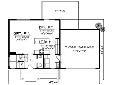 1st Floor Plan, 020H-0459