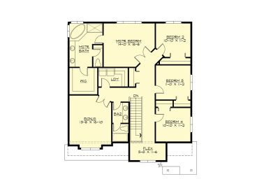 2nd Floor Plan, 035H-0126