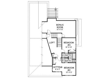 2nd Floor Plan, 041H-0128