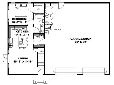 1st Floor Plan, 012G-0146