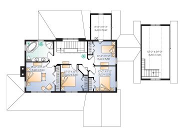 2nd Floor Plan, 027H-0196