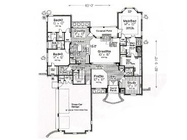 1st Floor Plan, 002H-0045