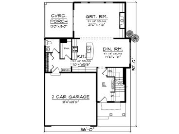 1st Floor Plan, 020H-0467
