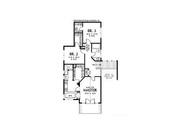 2nd Floor Plan, 034H-0017