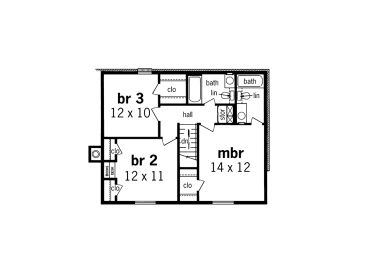 2nd Floor Plan, 021H-0041