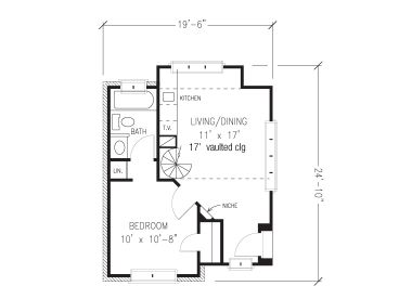 1st Floor Plan, 054H-0058
