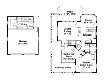 1st Floor Plan, 051H-0126
