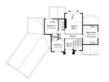 2nd Floor Plan, 023H-0015