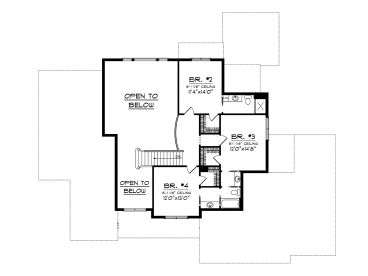 2nd Floor Plan, 020H-0286