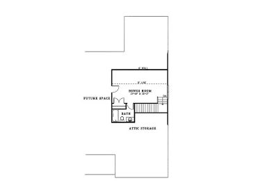 2nd Floor Plan, 025H-0111