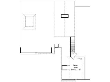 2nd Floor Plan, 053H-0102
