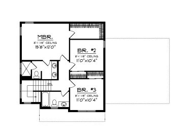 2nd Floor Plan, 020H-0459