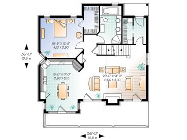 1st Floor Plan, 027H-0079