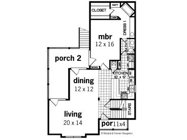 1st Floor Plan, 021H-0106