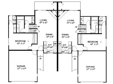 1st Floor Plan, 013M-0001