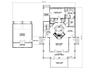 1st Floor Plan, 025H-0177