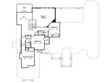 2nd Floor Plan, 043H-0215