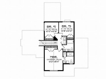 2nd Floor Plan, 020H-0120