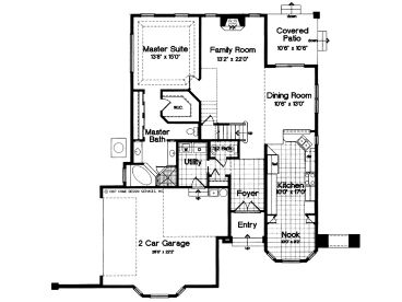 1st Floor Plan, 043H-0119