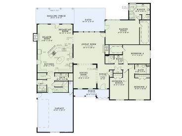 1st Floor Plan, 025H-0295