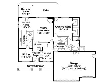 1st Floor Plan, 051Hh-0108