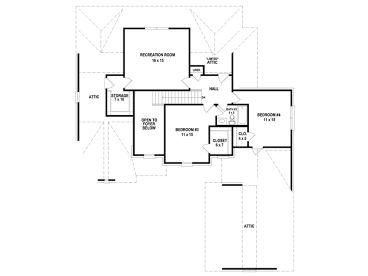 2nd Floor Plan, 006H-0191