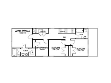 2nd Floor Plan, 058H-0067