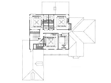 2nd Floor Plan, 007H-0110