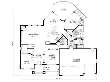 1st Floor Plan, 023H-0082