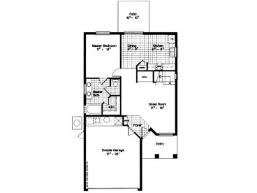 1st Floor Plan, 043H-0028