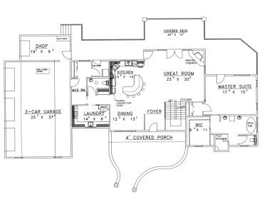 1st Floor Plan, 012H-0041