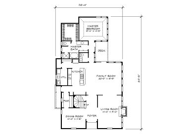 1st Floor Plan, 008H-0028