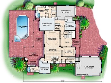 1st Floor Plan, 040H-0082