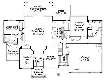 Floor Plan, 051H-0240