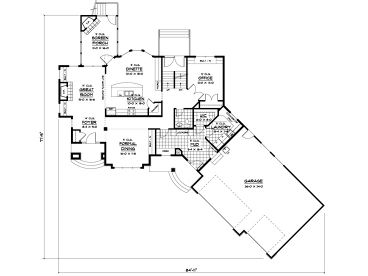 1st Floor Plan, 023H-0118