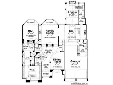 1st Floor Plan, 031H-0178