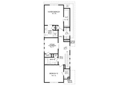 2nd Floor Plan, 062H-0047